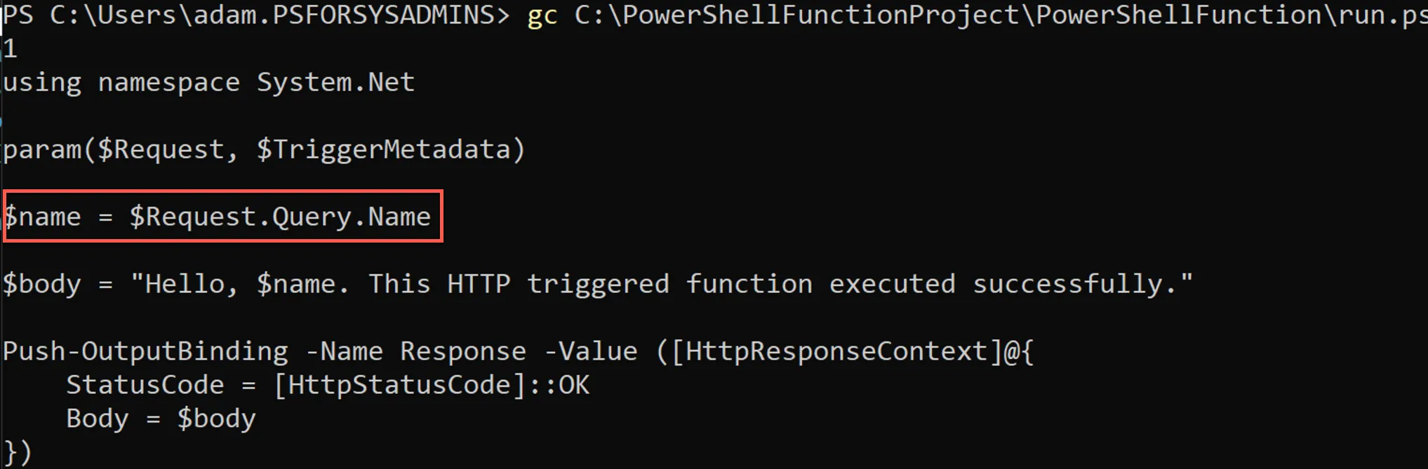 Creating an Azure Function to Run PowerShell in the Cloud