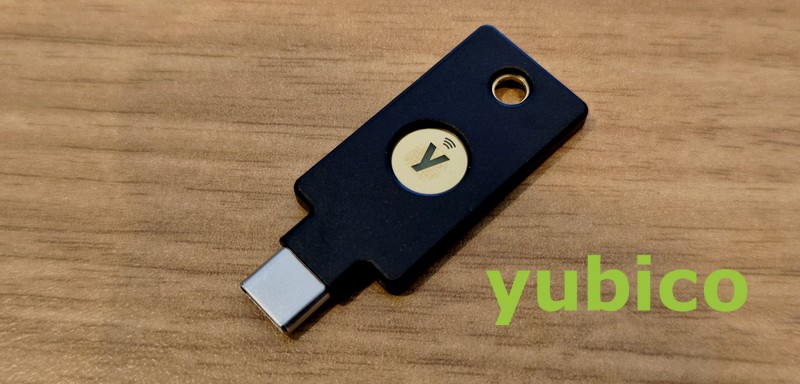 YubiKey physical security key