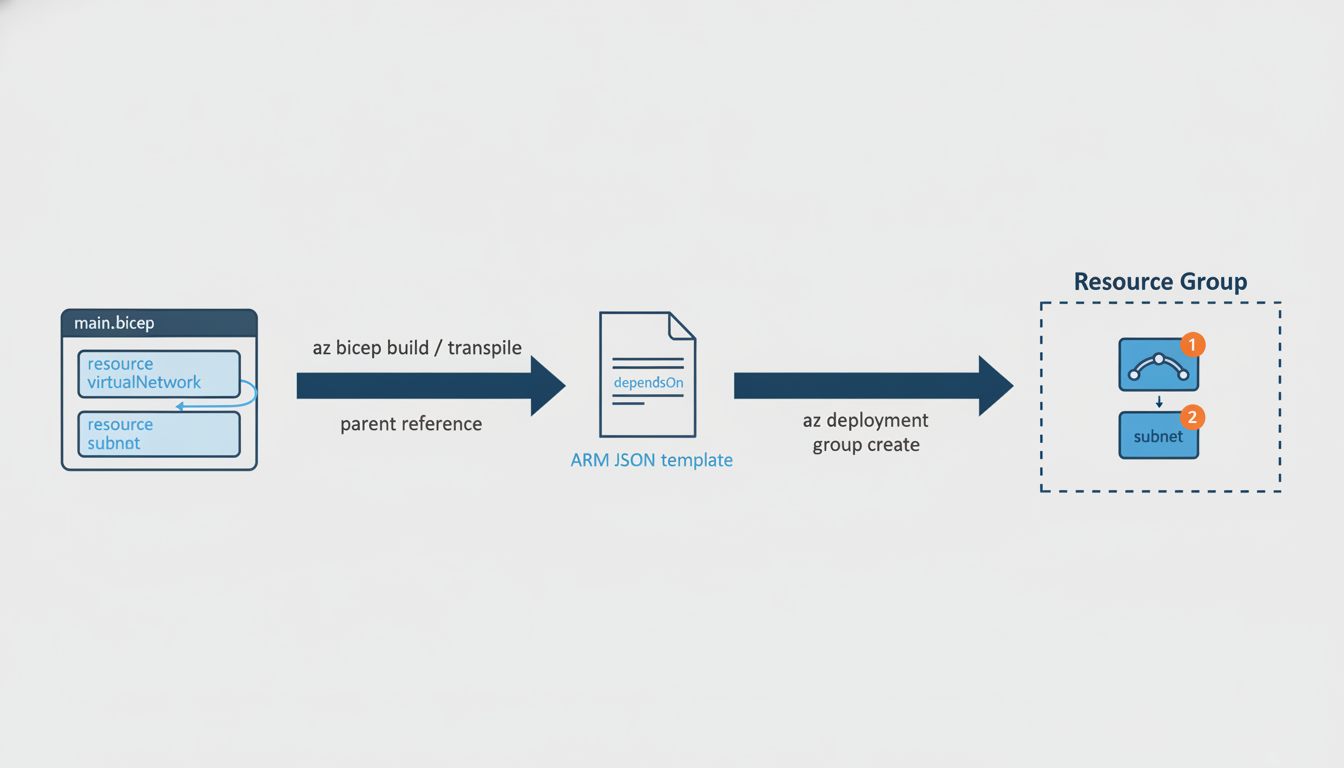 Bicep compile-to-deploy