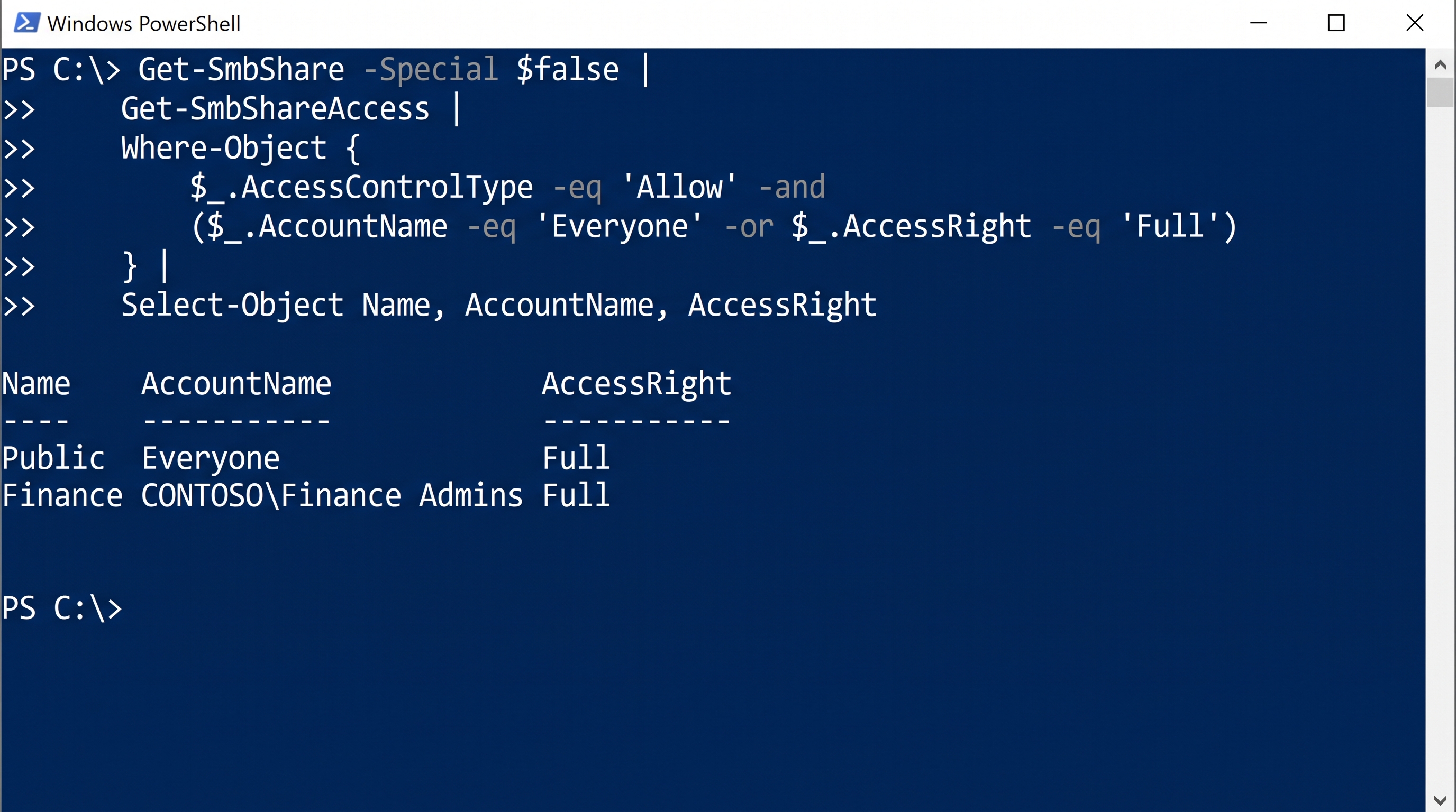 Audit pipeline output